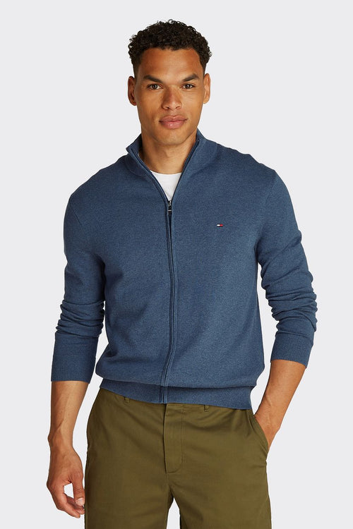 Tommy Hilfiger vest zip indigo | Regular-fit