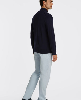Vest zip donkerblauw