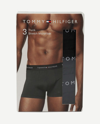 Boxer trunk microfiber (3-pack) zwart