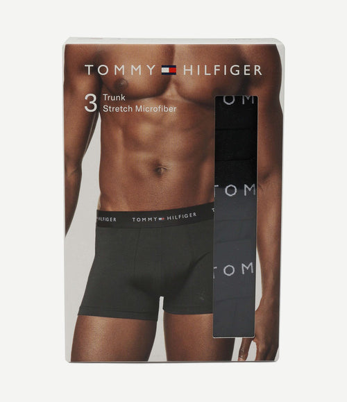 Boxer trunk microfiber (3-pack) zwart