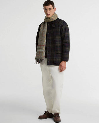 Sjaal macklow reversible lambswool tweed multi