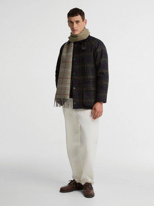 Sjaal macklow reversible lambswool tweed multi