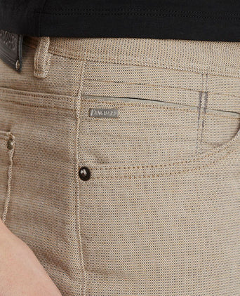 V7 rider short yarn dyed beige