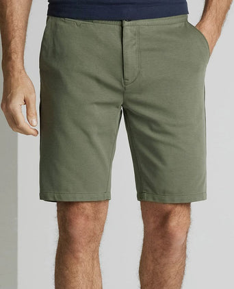 Chino short twill donkergroen