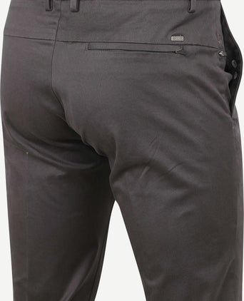 Vanguard chino v12 stretch antraciet | Slim-fit