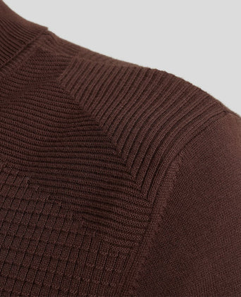 Vanguard coltrui structuur bruin | Regular-fit