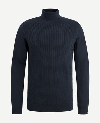Vanguard coltrui structuur donkerblauw | Regular-fit