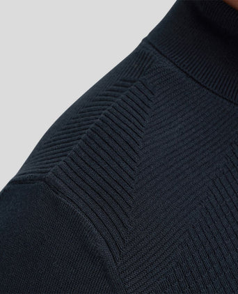 Vanguard coltrui structuur donkerblauw | Regular-fit
