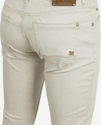 Vanguard jeans v12 rider ecru denim | Slim-fit