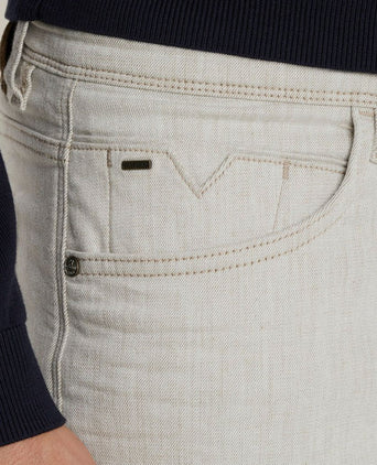 Vanguard jeans v12 rider ecru denim | Slim-fit