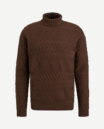 Knitted coltrui bruin