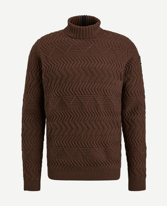 Knitted coltrui bruin