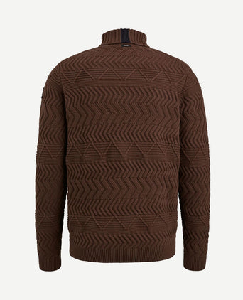 Knitted coltrui bruin
