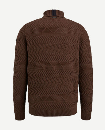 Knitted coltrui bruin