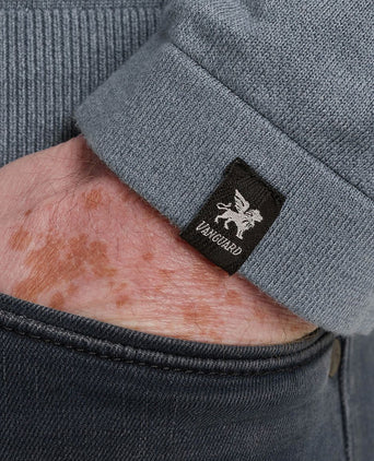 Longsleeve poloshirt blauw