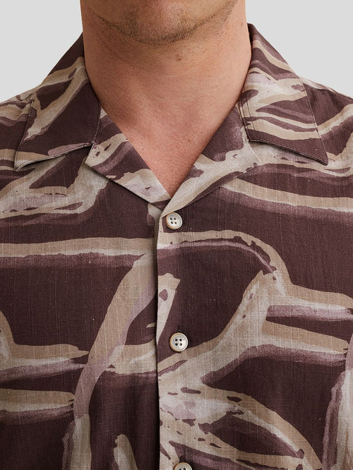 Short sleeve overhemd print catawba grape