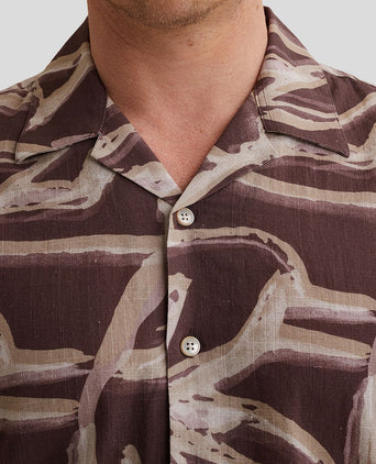 Short sleeve overhemd print catawba grape