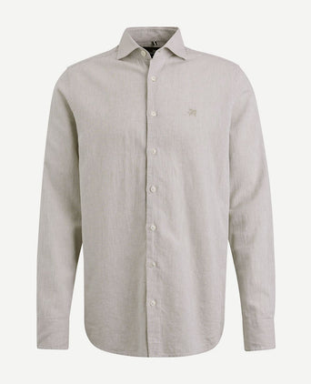 Vanguard overhemd linnen beige | Regular-fit