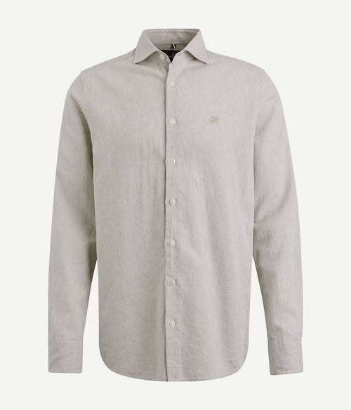 Vanguard overhemd linnen beige | Regular-fit