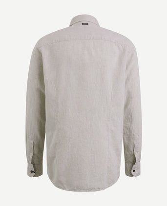 Vanguard overhemd linnen beige | Regular-fit