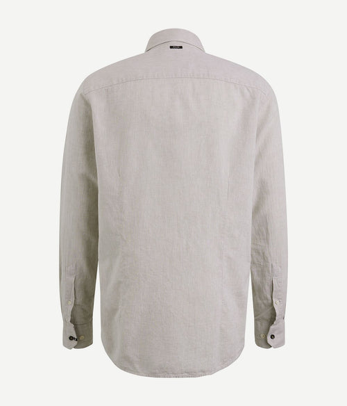 Vanguard overhemd linnen beige | Regular-fit