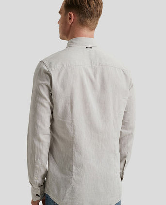 Vanguard overhemd linnen beige | Regular-fit