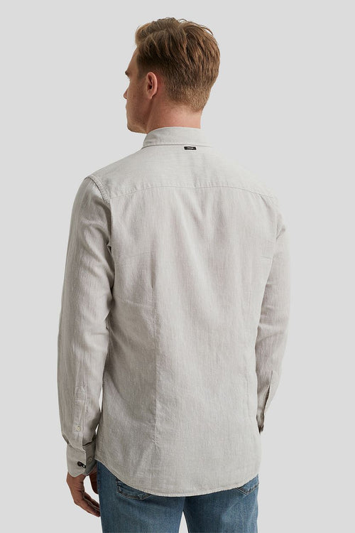 Vanguard overhemd linnen beige | Regular-fit