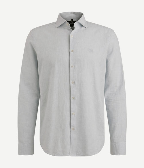 Vanguard overhemd linnen blend lichtblauw | Regular-fit