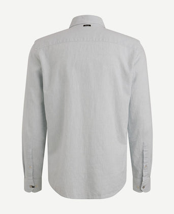 Vanguard overhemd linnen blend lichtblauw | Regular-fit