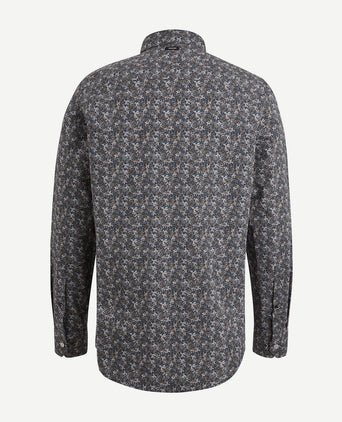 Overhemd print bruin