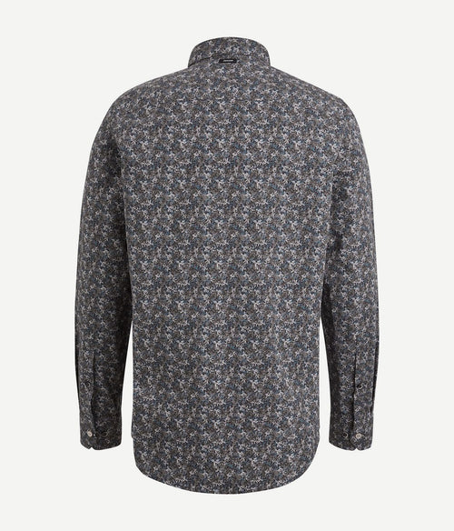 Vanguard overhemd print bruin | Regular-fit