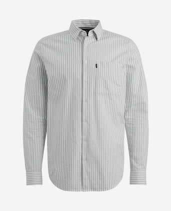 Overhemd streep lichtblauw