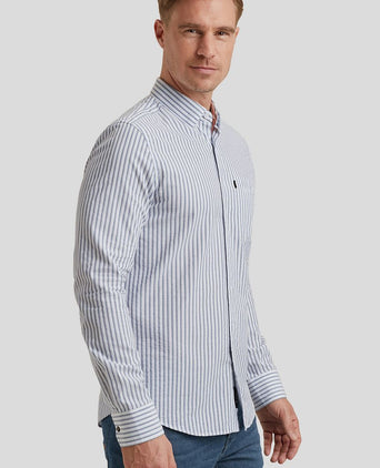 Vanguard overhemd streep lichtblauw | Regular-fit