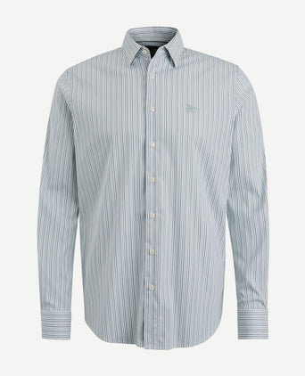 Vanguard overhemd strepen lichtblauw | Regular-fit