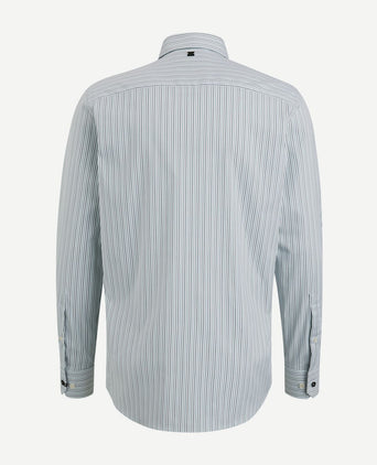 Vanguard overhemd strepen lichtblauw | Regular-fit