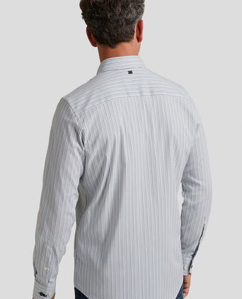 Vanguard overhemd strepen lichtblauw | Regular-fit