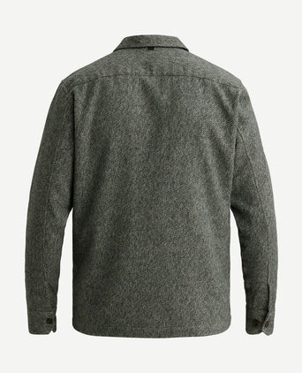 Overshirt brushed groen