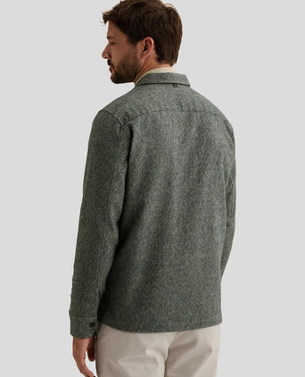 Overshirt brushed groen