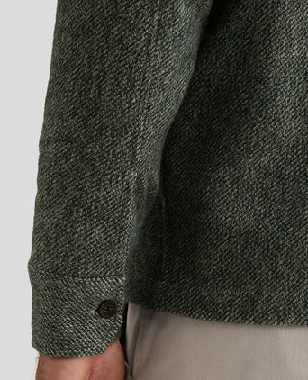Overshirt brushed groen