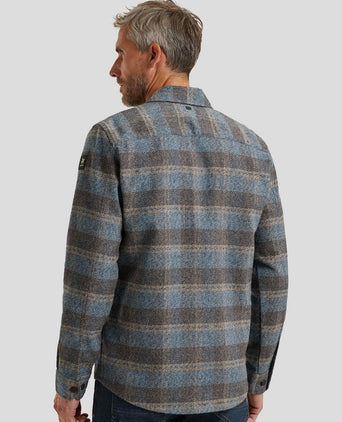Overshirt ruiten blauw