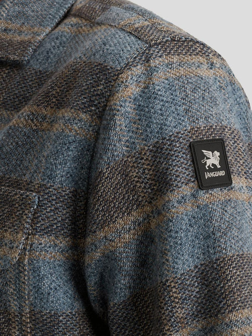 Overshirt ruiten blauw