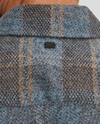 Overshirt ruiten blauw