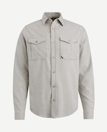 Overshirt twill greige