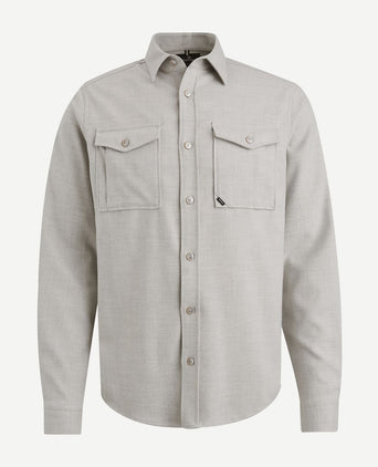 Overshirt twill greige