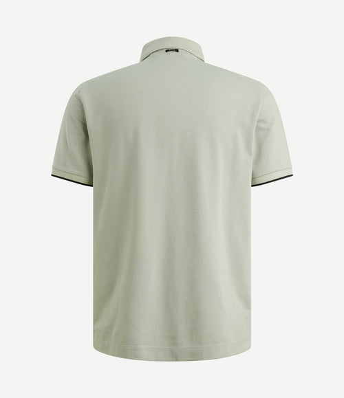 Piqué poloshirt aqua gray