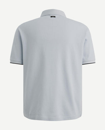 Piqué poloshirt lichtblauw