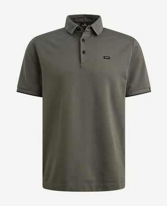 Piqué poloshirt pewter