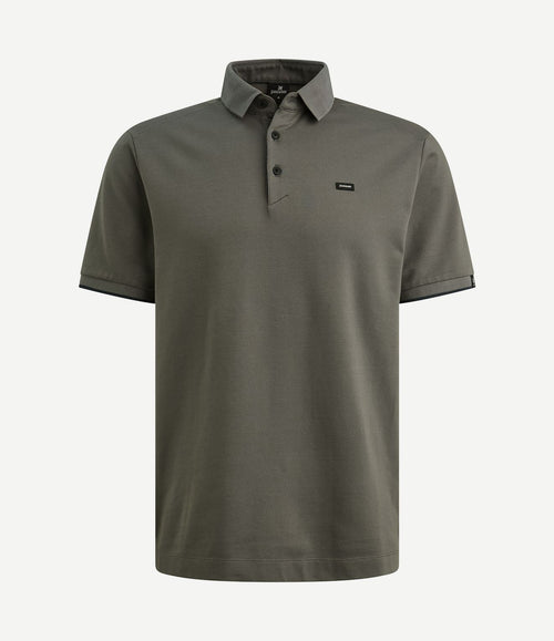 Piqué poloshirt pewter