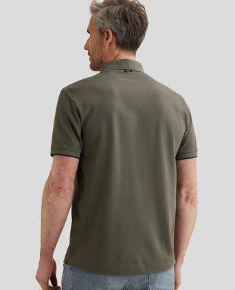 Piqué poloshirt pewter