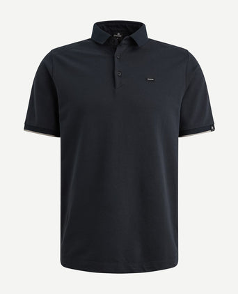 Piqué poloshirt sky captain
